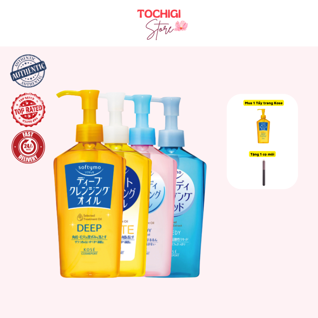 Dầu tẩy trang Kose Softymo Cleansing Nhật Bản