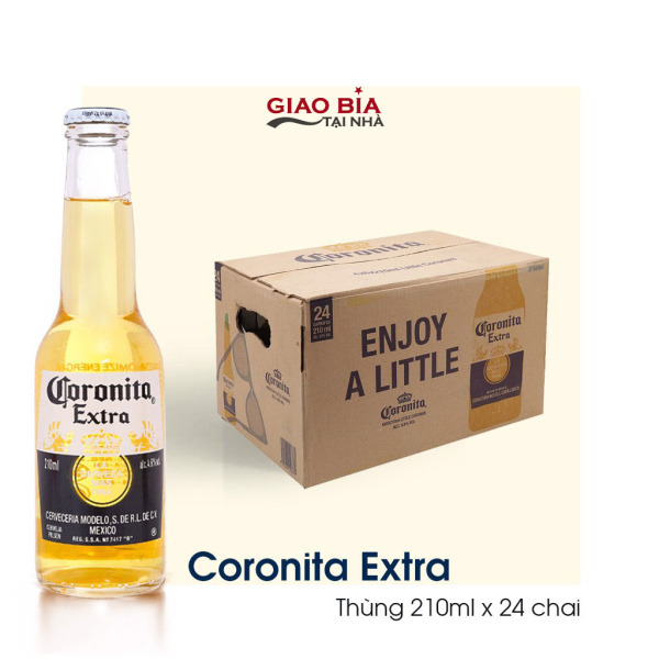 Bia Coronia Extra 24 chai 210ml nhập khẩu Mexico | Chính Hãng