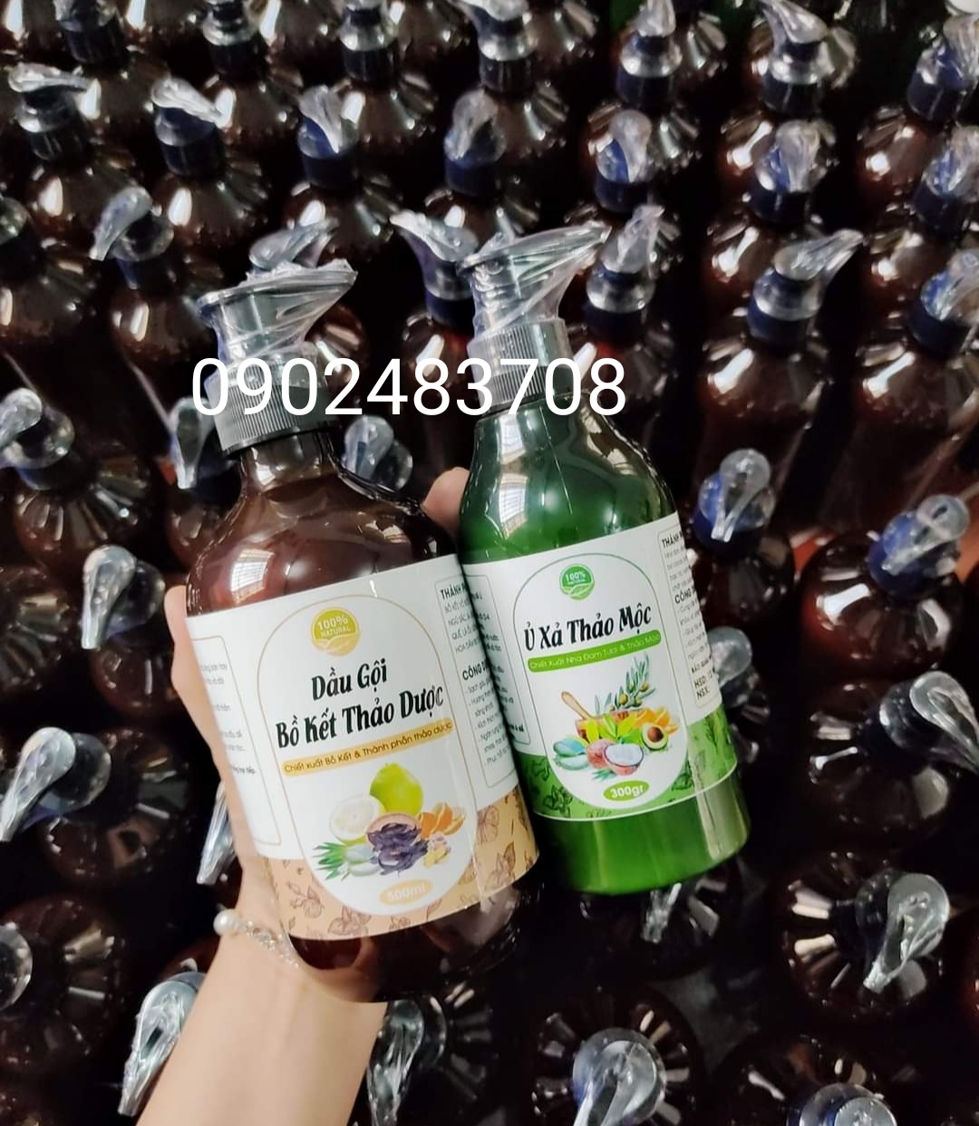 Dầu gội thảo mộc, dưỡng sinh ( loại bỏ gàu, nấm ngứa, giảm gãy rụng tóc)