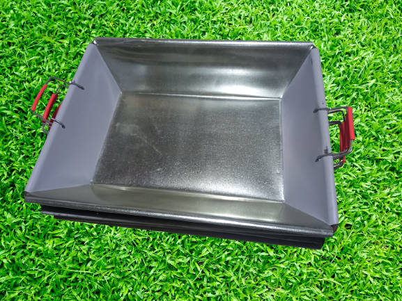 Mixing Troughs for Feeding Chickens, Corrugated Iron Grilling Trays for Picnics