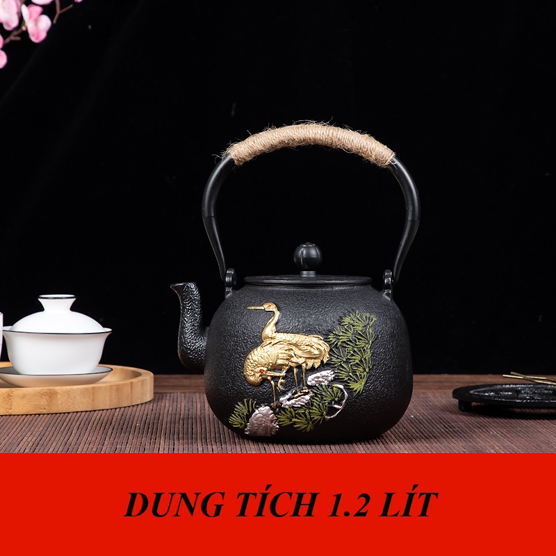 Ấm Gang Đun Nước Tetsubin 1200 ml