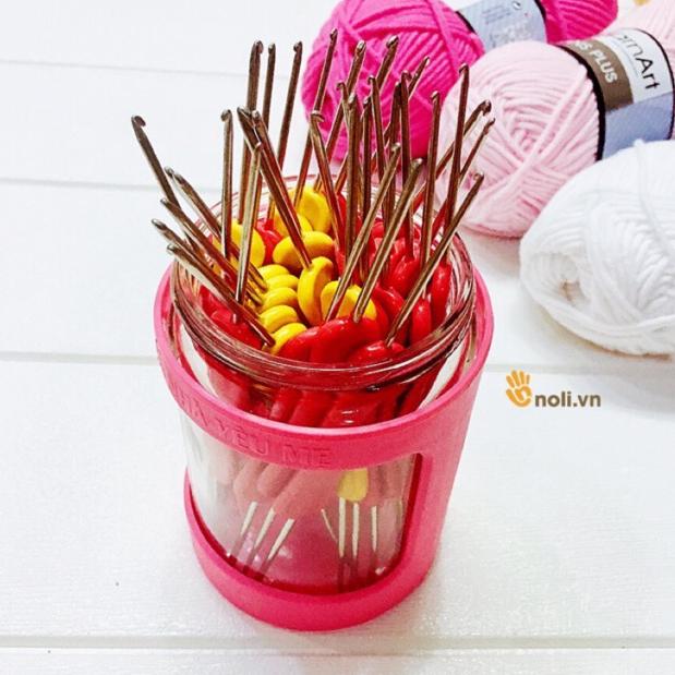 Kim móc 2 đầu cán nhựa