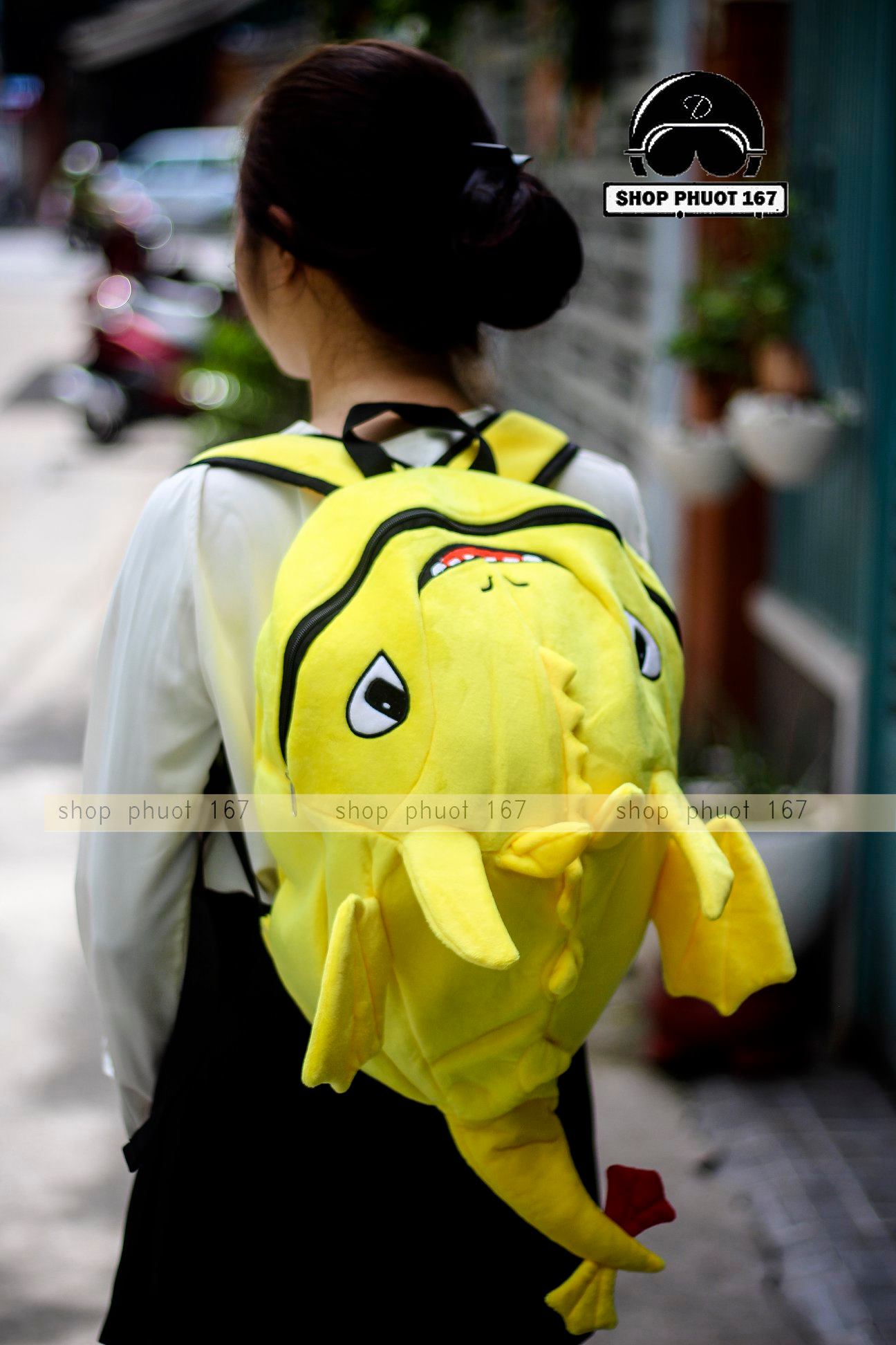 Balo Rồng Khủng Long size lớn, Kute , loại vải nhung, bảo hành 12 tháng