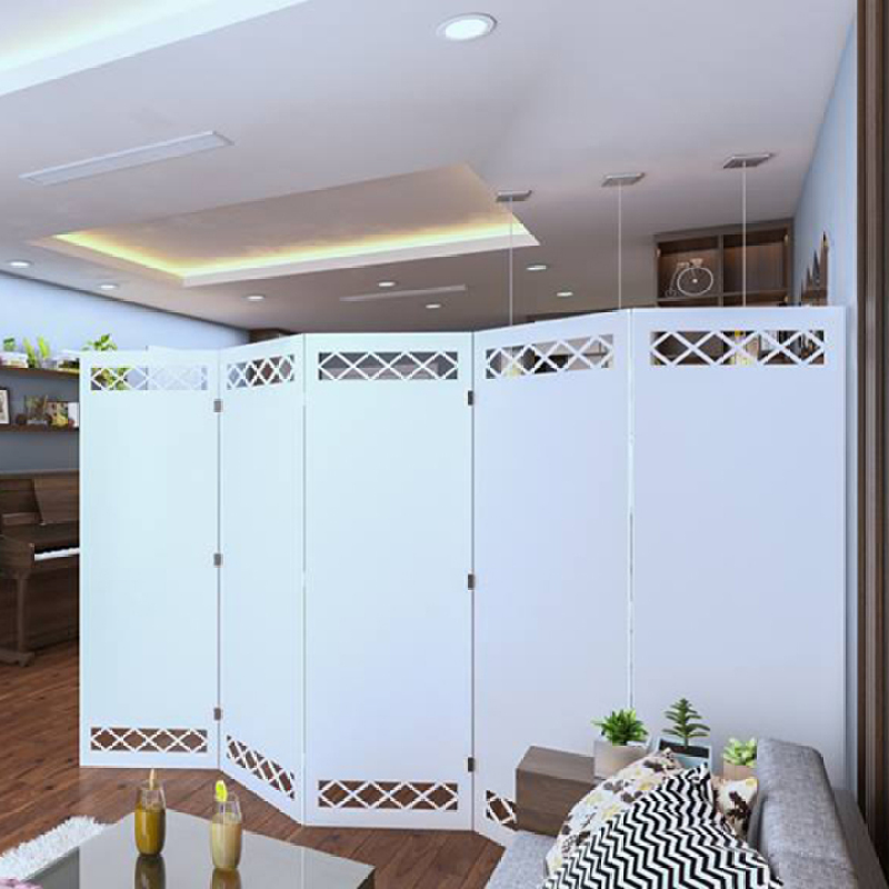 Vách Ngăn Bình Phong Kín Hiện Đại (1 Tấm Giá 322k Bao gồm 2 chân và bản lề ) )