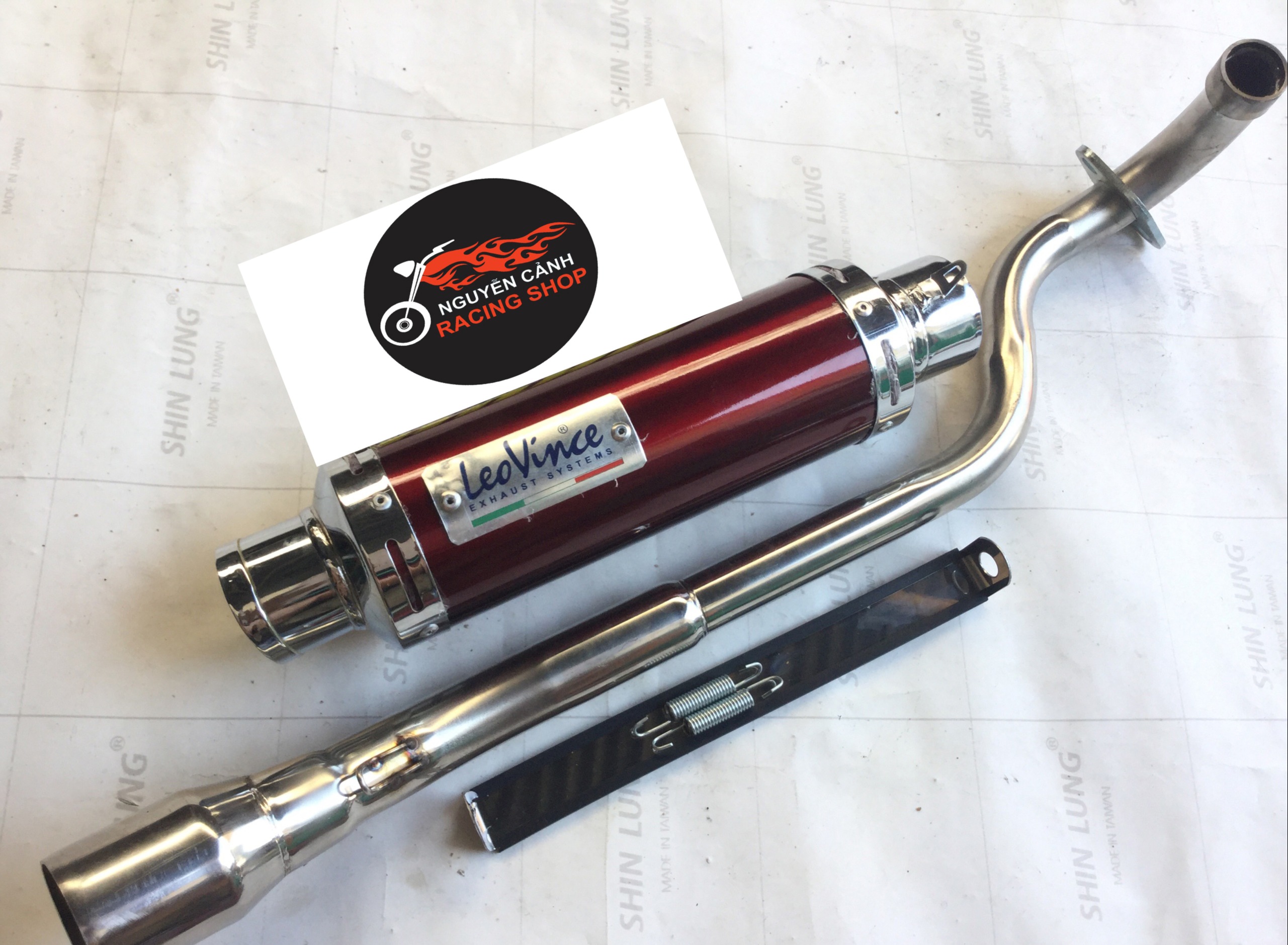 Pô LeoVince Cổ Wave 110 + Wave Black + Surus Fi + RSX