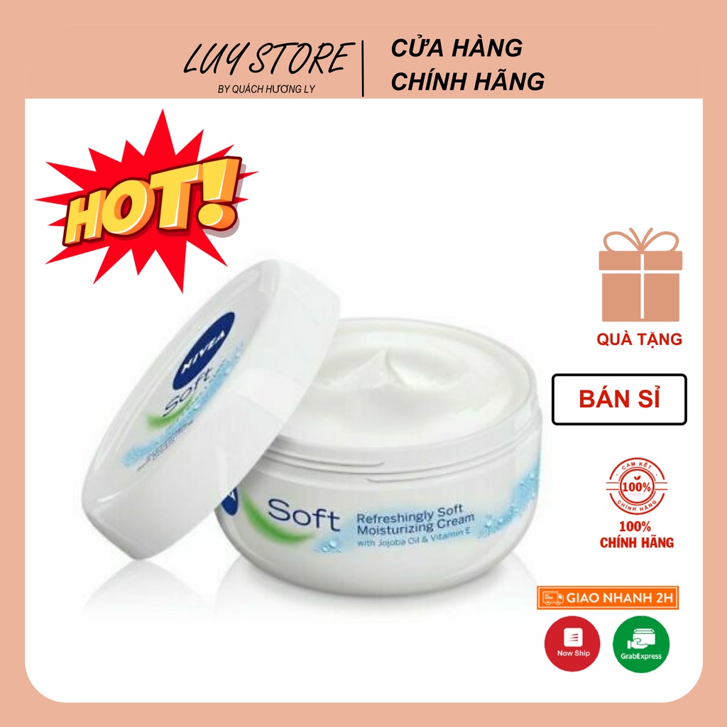 Kem dưỡng ẩm Nivea Soft nội địa Đức 200ml