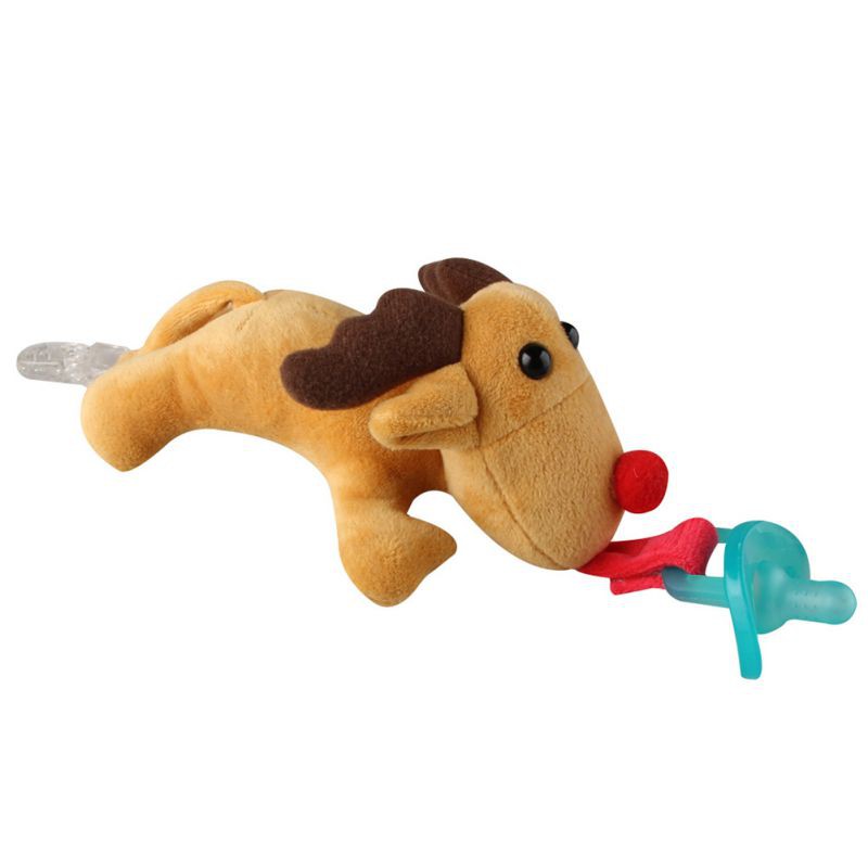 Baby Pacifier Holder Hanging Removable Plush Animal Doll Toy Baby Pacifier Holder Hanging Removable Plush Animal Doll Toy