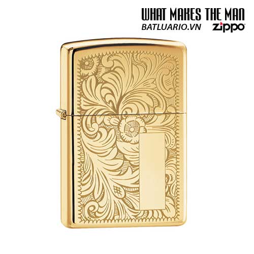 Bật lửa Zippo 352B – Zippo hoa văn cổ điển Venetian Brass