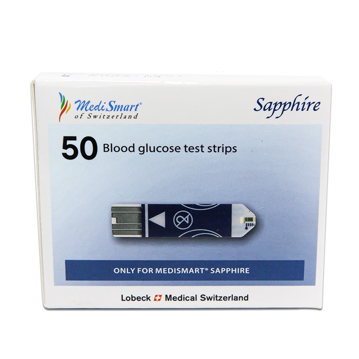 Que thử đường huyết Medismart (hộp 25 hoặc 50 que)
