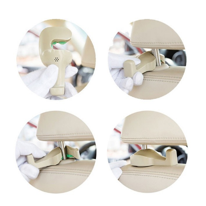 Bộ 2 móc cheo đồ ghế sau ô tô