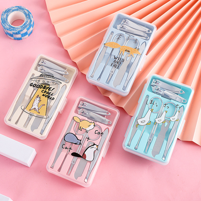 Bộ cắt bấm dũa móng tay , dụng cụ làm móng 7 chi tiết