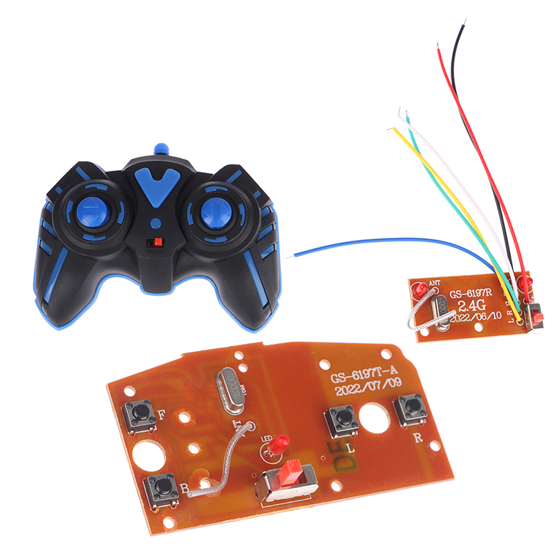 UL TOYS 4CH RC xe điều khiển từ xa mạch PCB Transmitter và Receiver Board các bộ phận với Antenna hệ thống đài phát thanh