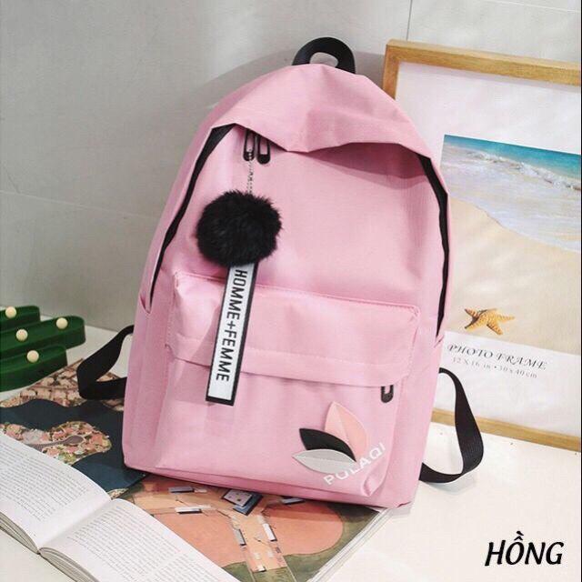 [HCM]Balo Thời Trang Nam Nữ 3 Chiếc Lá Fashion