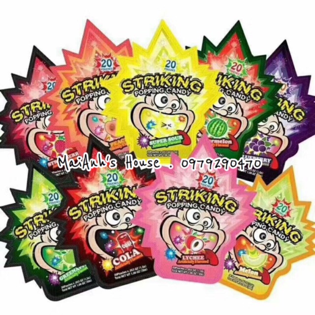 Kẹo Nổ Popping Candy Trái Cây 30g