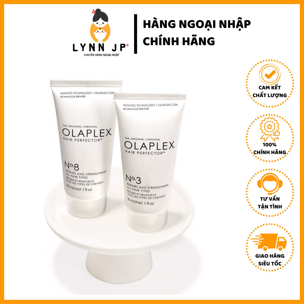 Set dưỡng tóc phục hồi Olaplex Sephora no3 và no8 30ml