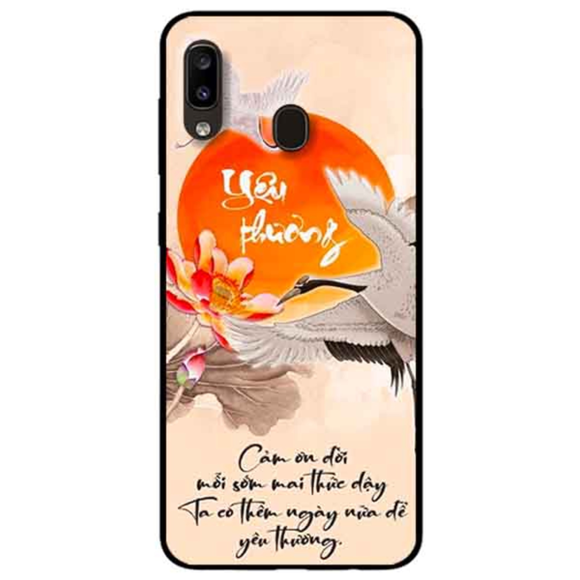 Ốp lưng in cho samsung a20/ a30 mẫu yêu thương