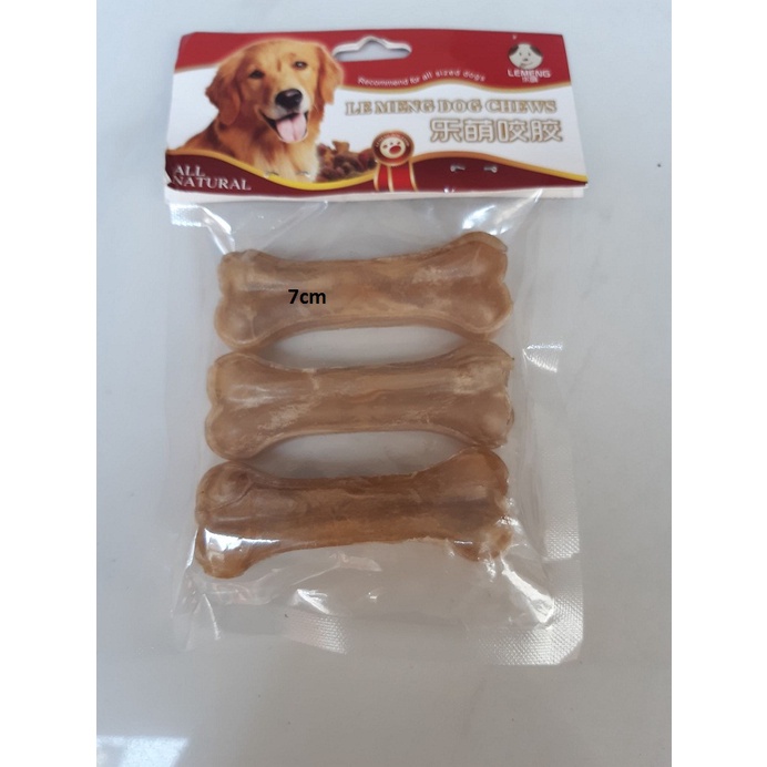 Xương gặm sạch răng cho chó, Xương da bò