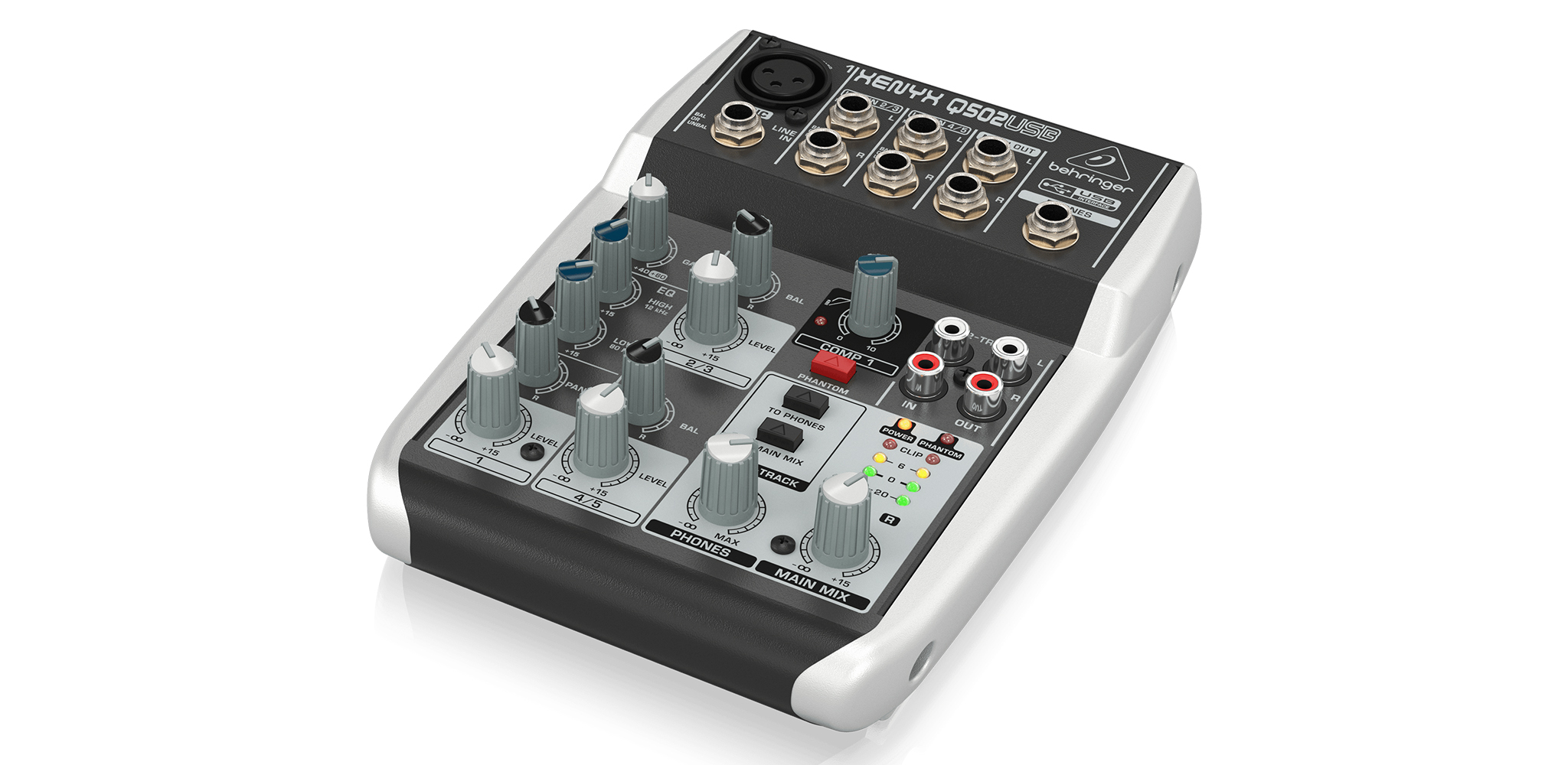 Analog Mixers Behringer| Mixer cơ Behringer Q502USB