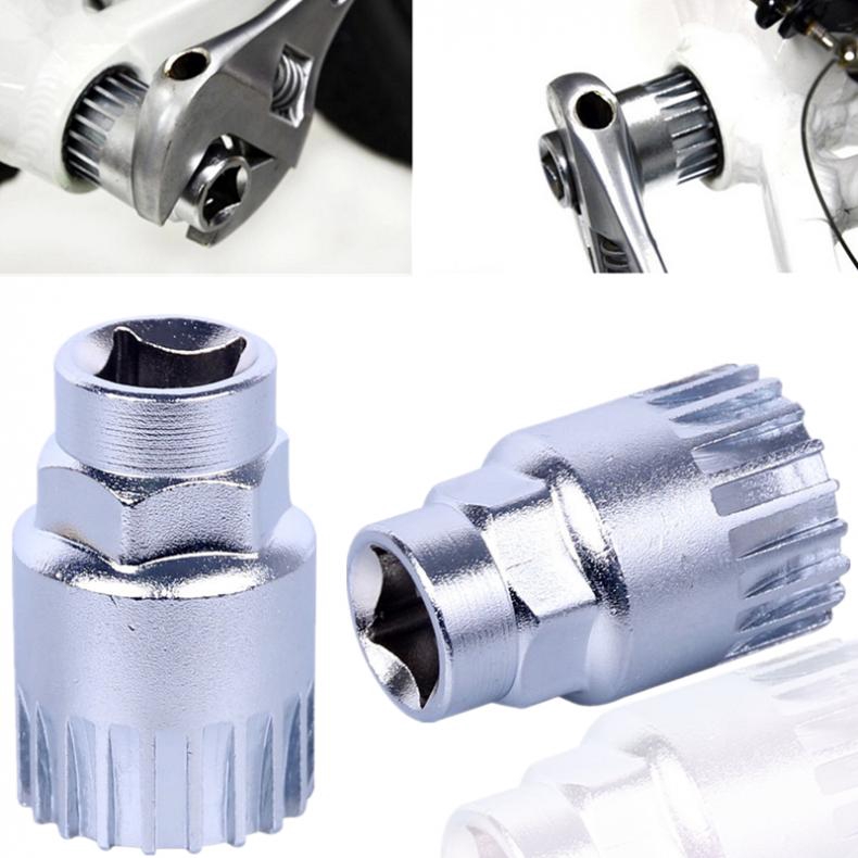 Bộ 2 dụng cụ sửa xe đạp - Dụng cụ tháo đùi đĩa xe đạp tháo gỡ trục giữa xe đạp