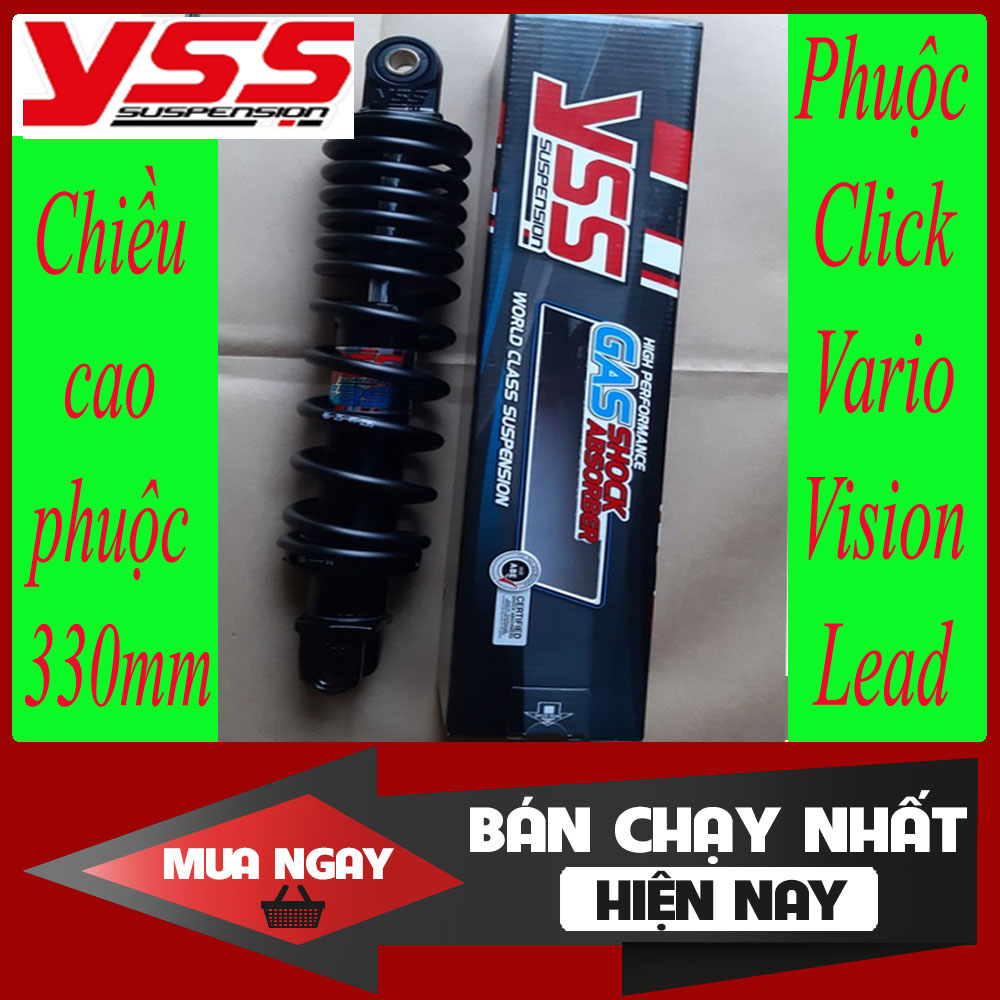 Phuộc YSS HYBRID Click/Vario/Vision/Lead/ SCR 125/150
