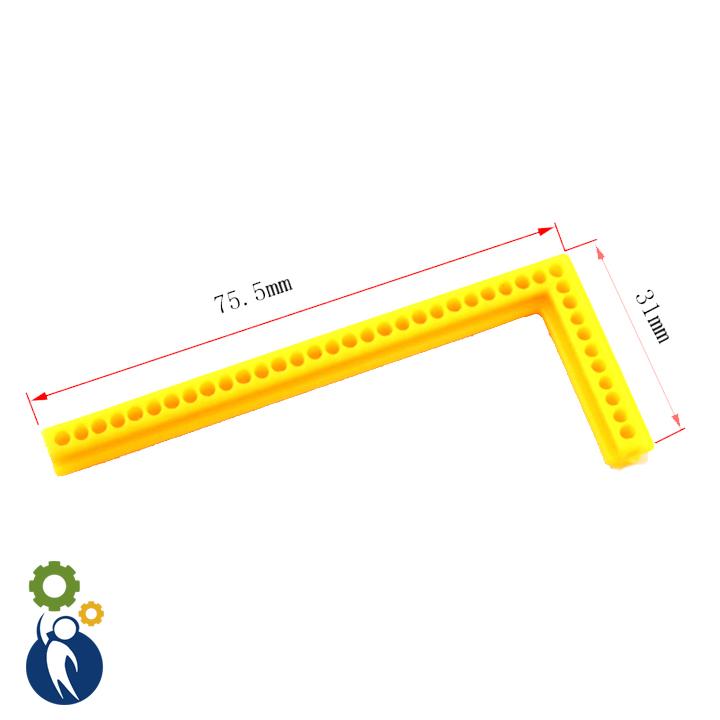 Bộ 3 thanh nhựa chữ thập l 31x75mm