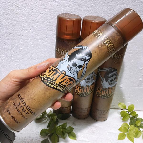 Gôm xịt tạo kiểu tóc SUAVECITO 400ml