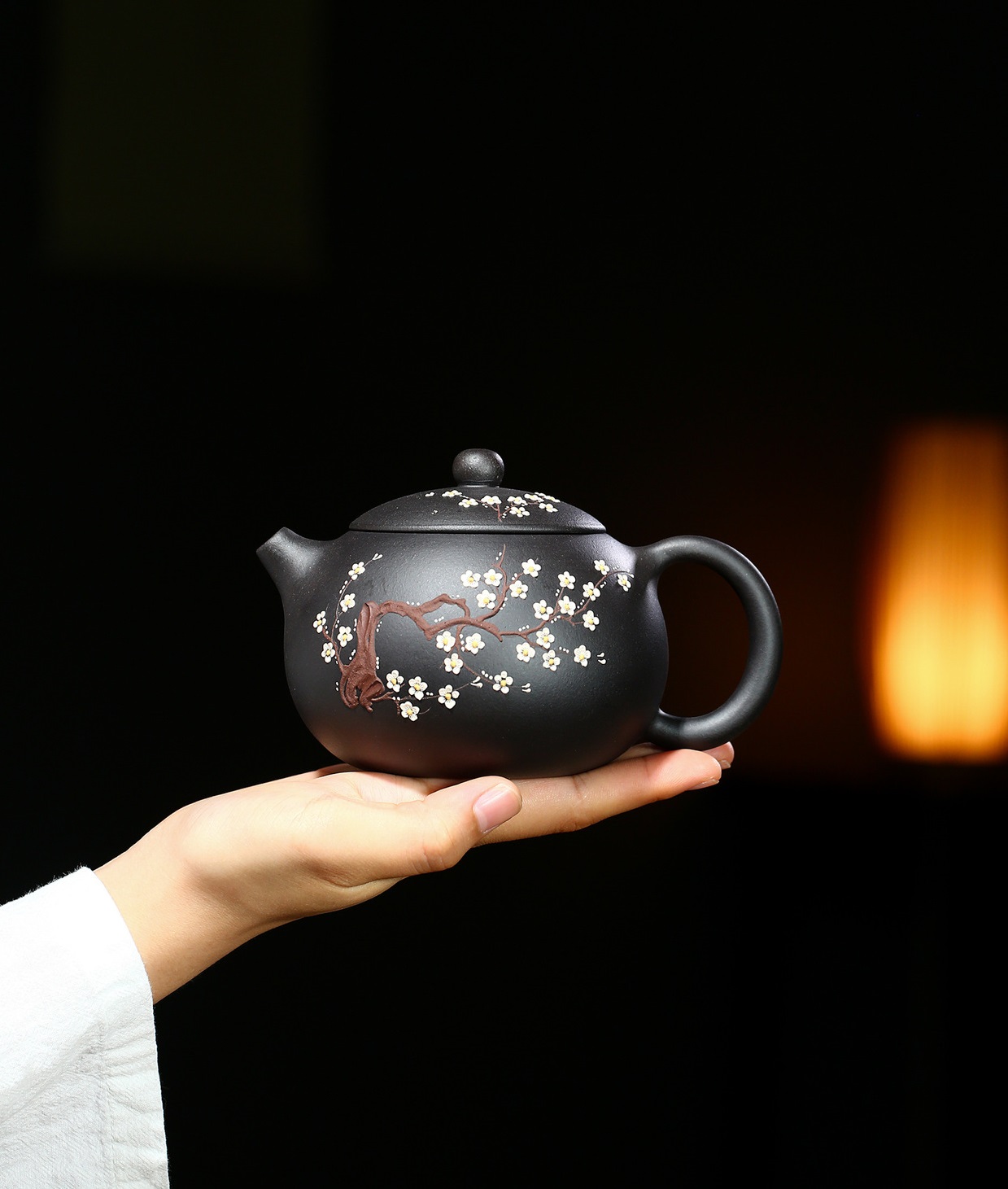 Ấm tử sa nghi hưng tây thi mai hoa 450 ml