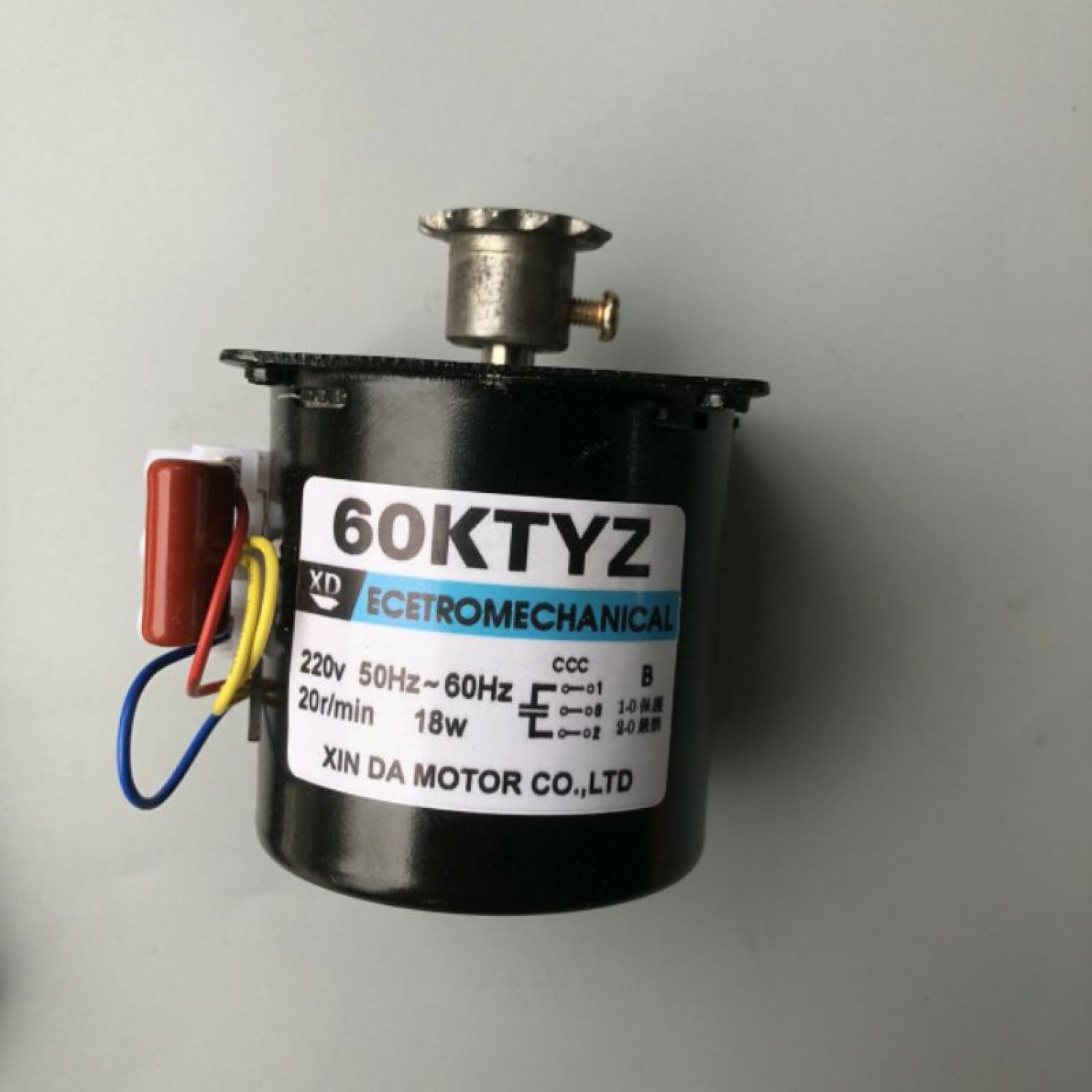 Mô tơ giảm tốc 220V 18W + bộ chế máy nướng thịt