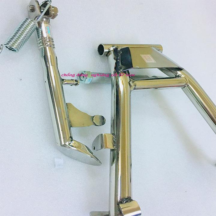 [HCM]combo 3 món chống đứng nghiêng xe 67 inox và cốt chống | phụ tùng xe máy