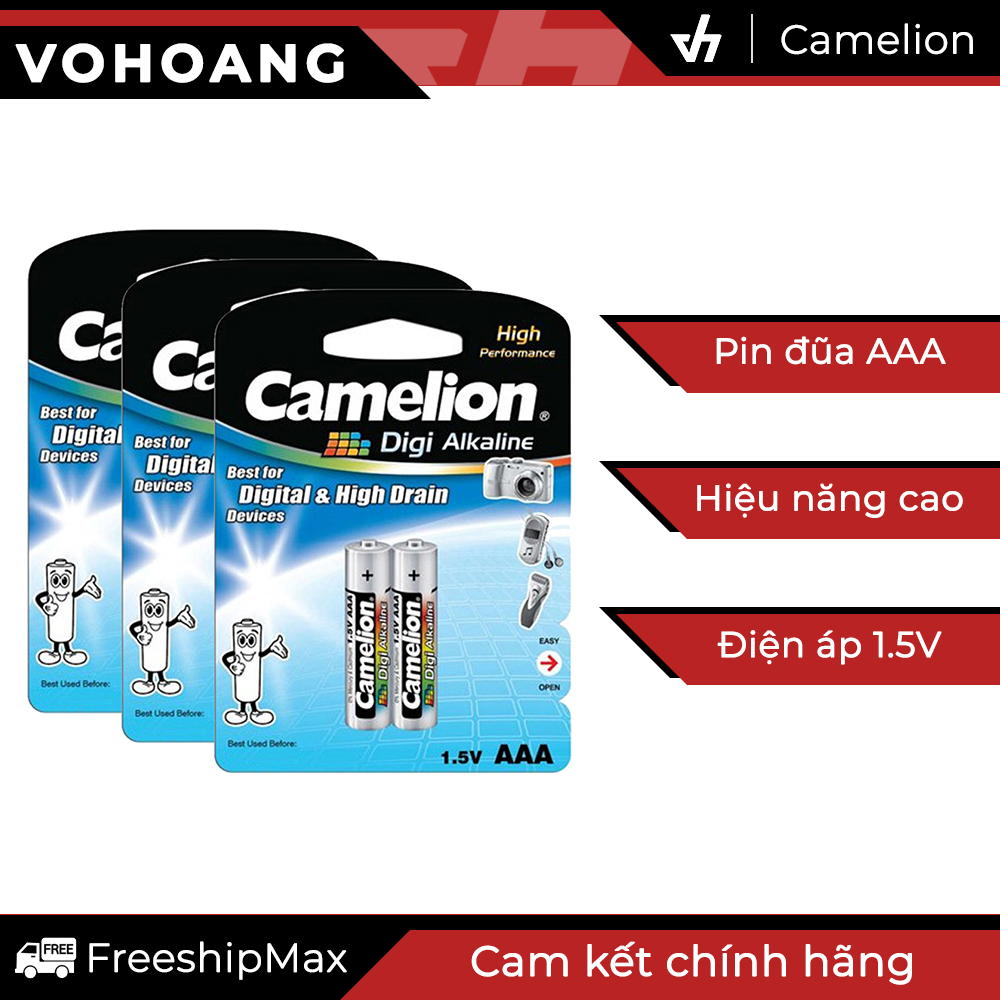 Bộ 6 pin AAA Camelion Alkaline Digi