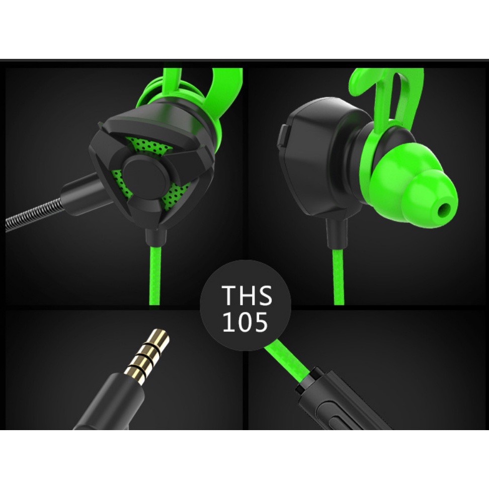 Tai nghe Dây gaming có mic Xoay 360 Độ cho điện thoại G9 PRO tai nghe chơi game PUBG mobile / FF / ROS /Bass căng