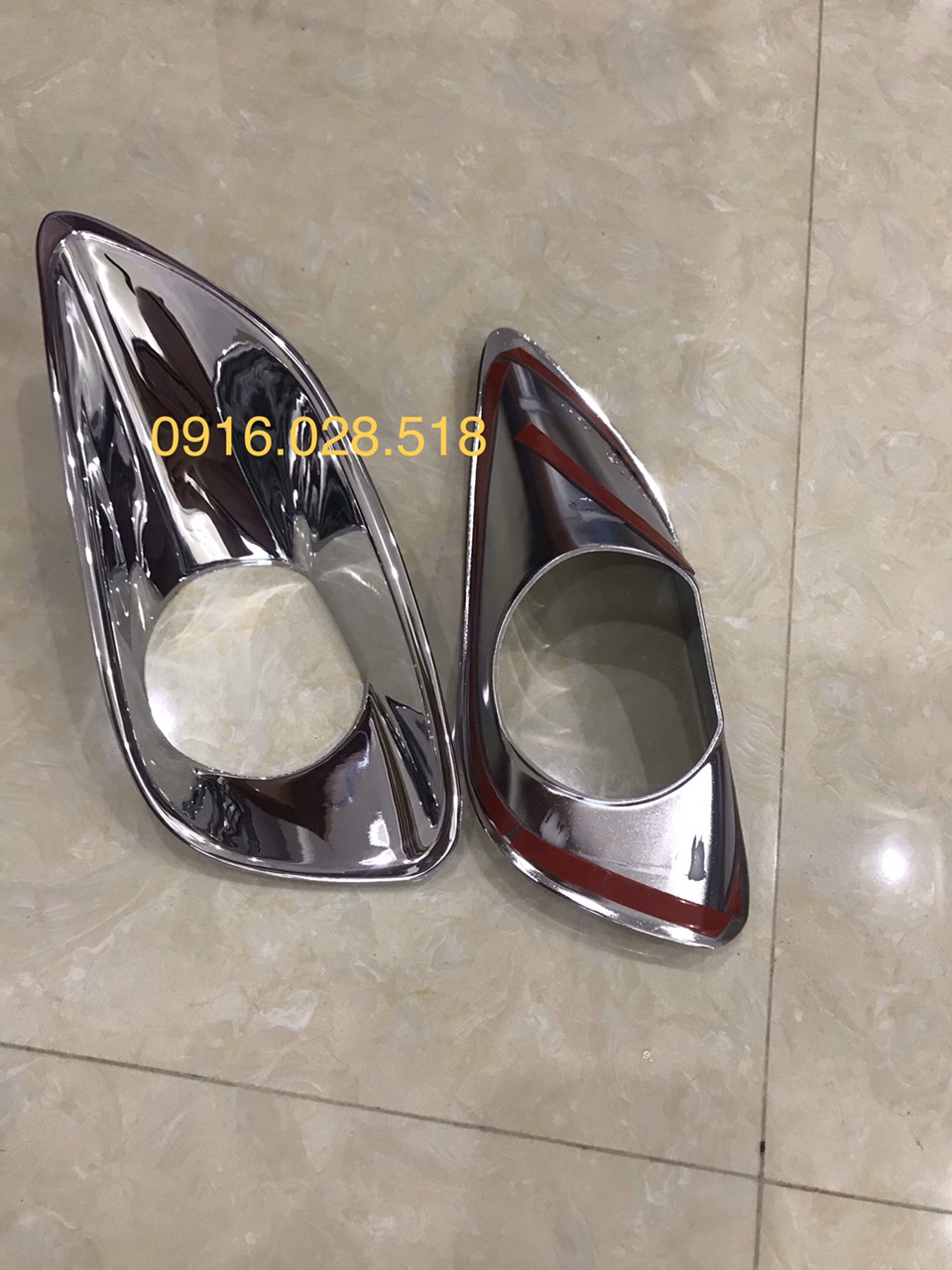 Ốp viền đèn gầm trước Vios 2008-2013