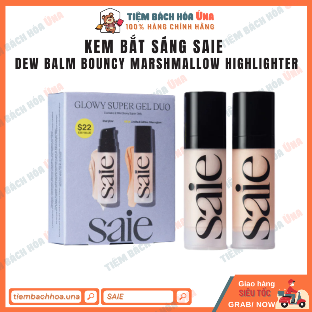 Kem bắt sáng đa năng Saie Glowy Super Gel Lightweight Dewy Highlighter - Tiệm bách hoá Ú Na