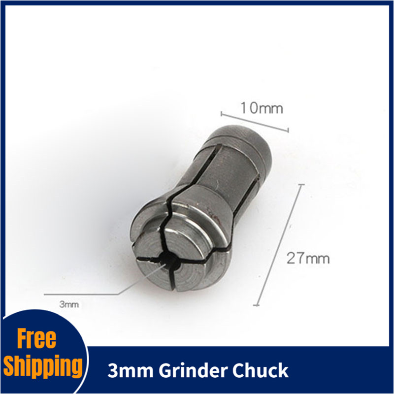 Tool Collet For grinding machine 6mm/3mm Part Spare Clamping Head Engraving 27*10mm Chuck Alloy