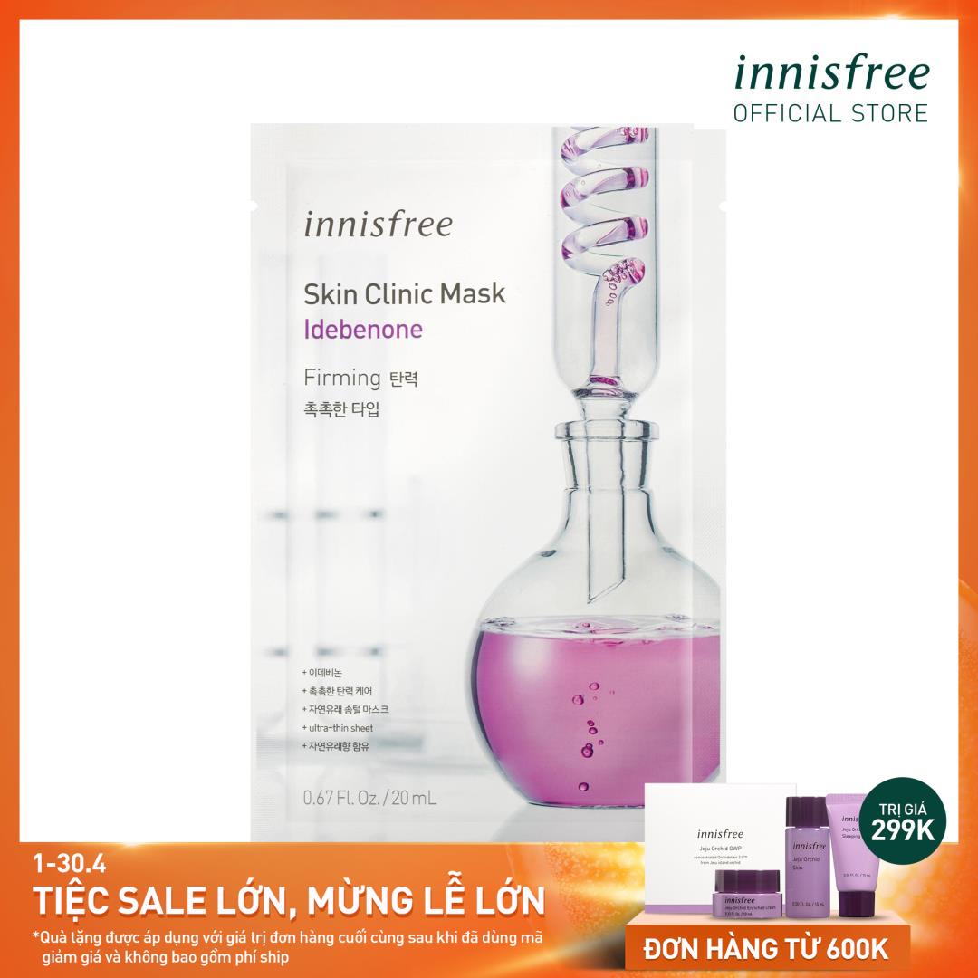 Hình ảnh Mặt nạ Idebenone innisfree Skin Clinic Mask – Idebenone 20ml (1 miếng)