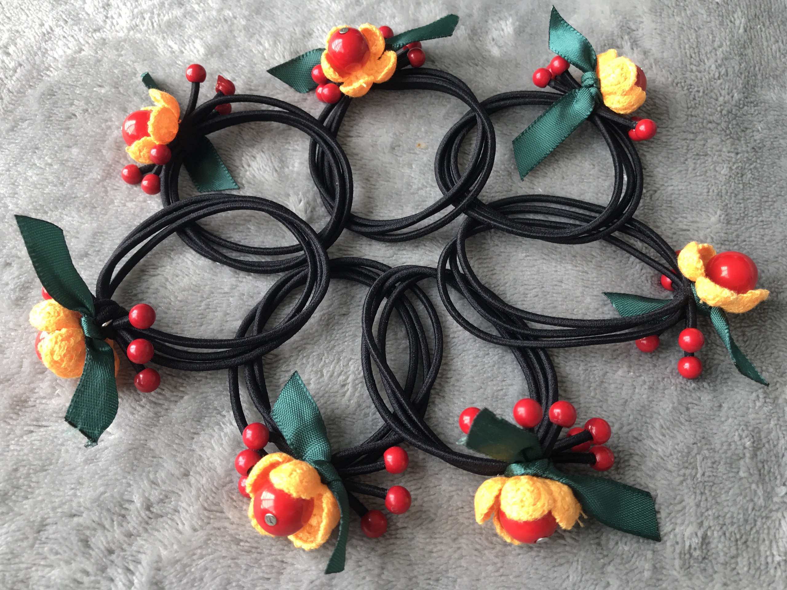 [HCM]Dây Cột Tóc Hình Trái Cherry Dễ Thương