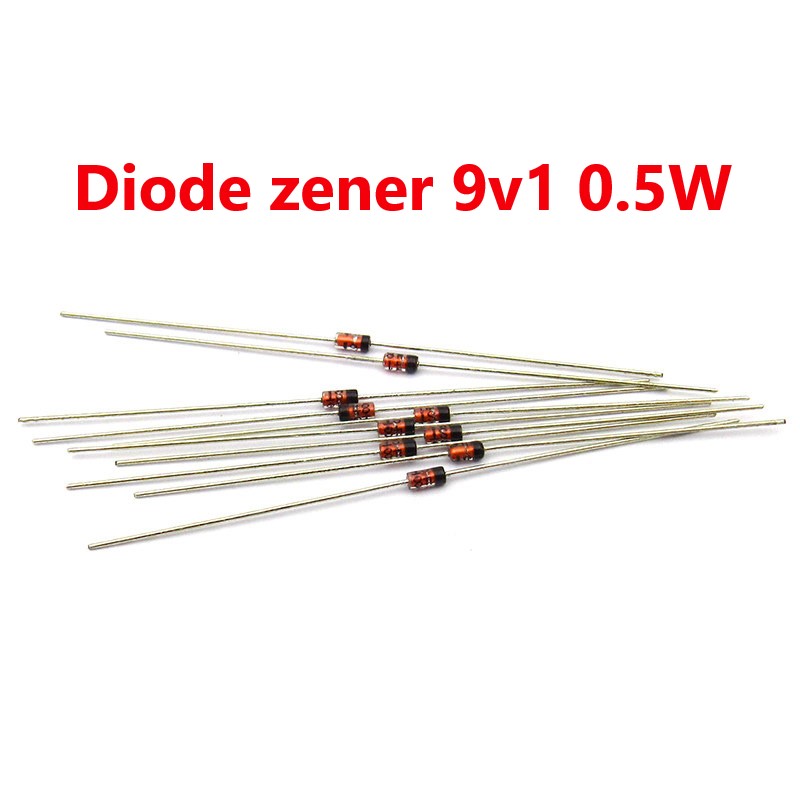 [Gói 20 con] Diode zener 9V1 9.1V 0.5W chân cắm