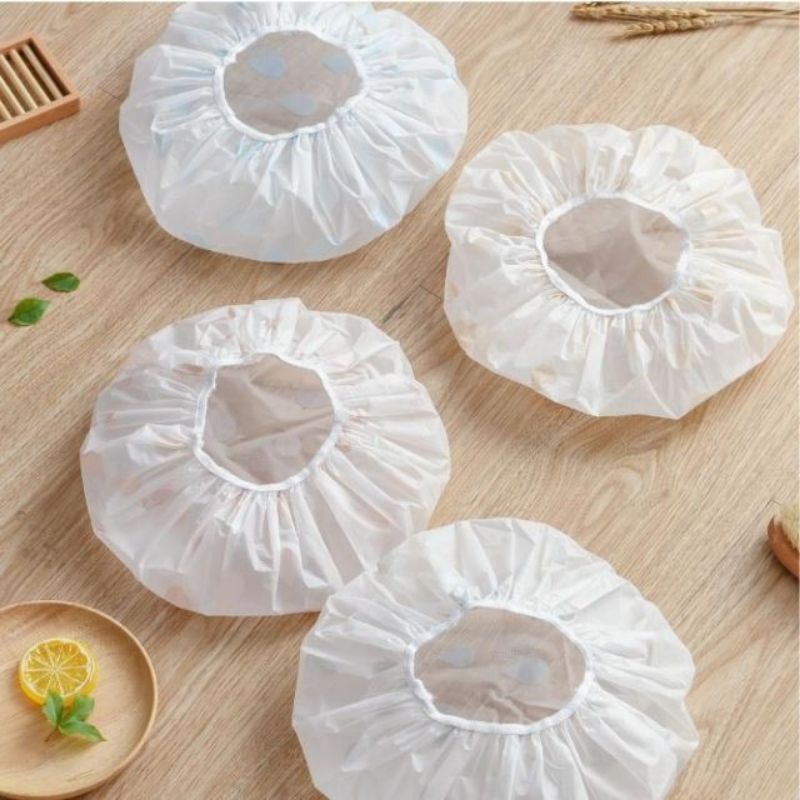 Mũ trùm tóc chống nước, ủ tóc bo chun