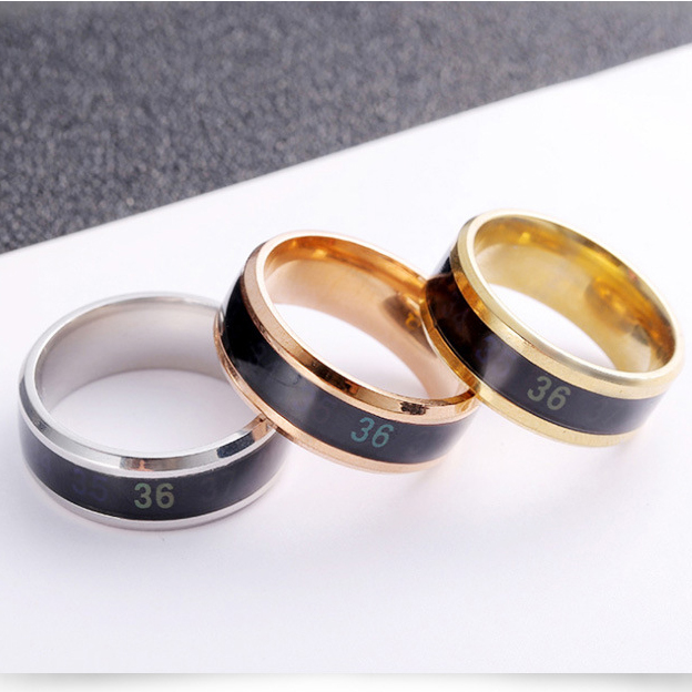 Nhẫn nam đo nhiệt độ thông minh - ring smart