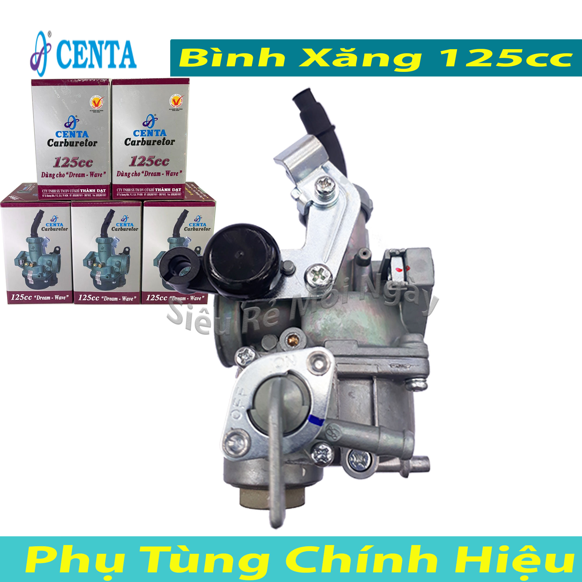 Bình Xăng Con ( Bộ Chế Hòa Khí ) Centa 125