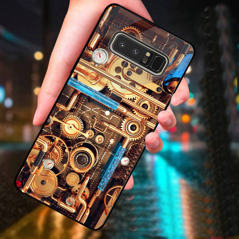 Ốp Lưng SAMSUNG NOTE 8 mặt kính cường lực cao cấp thiết kế riêng