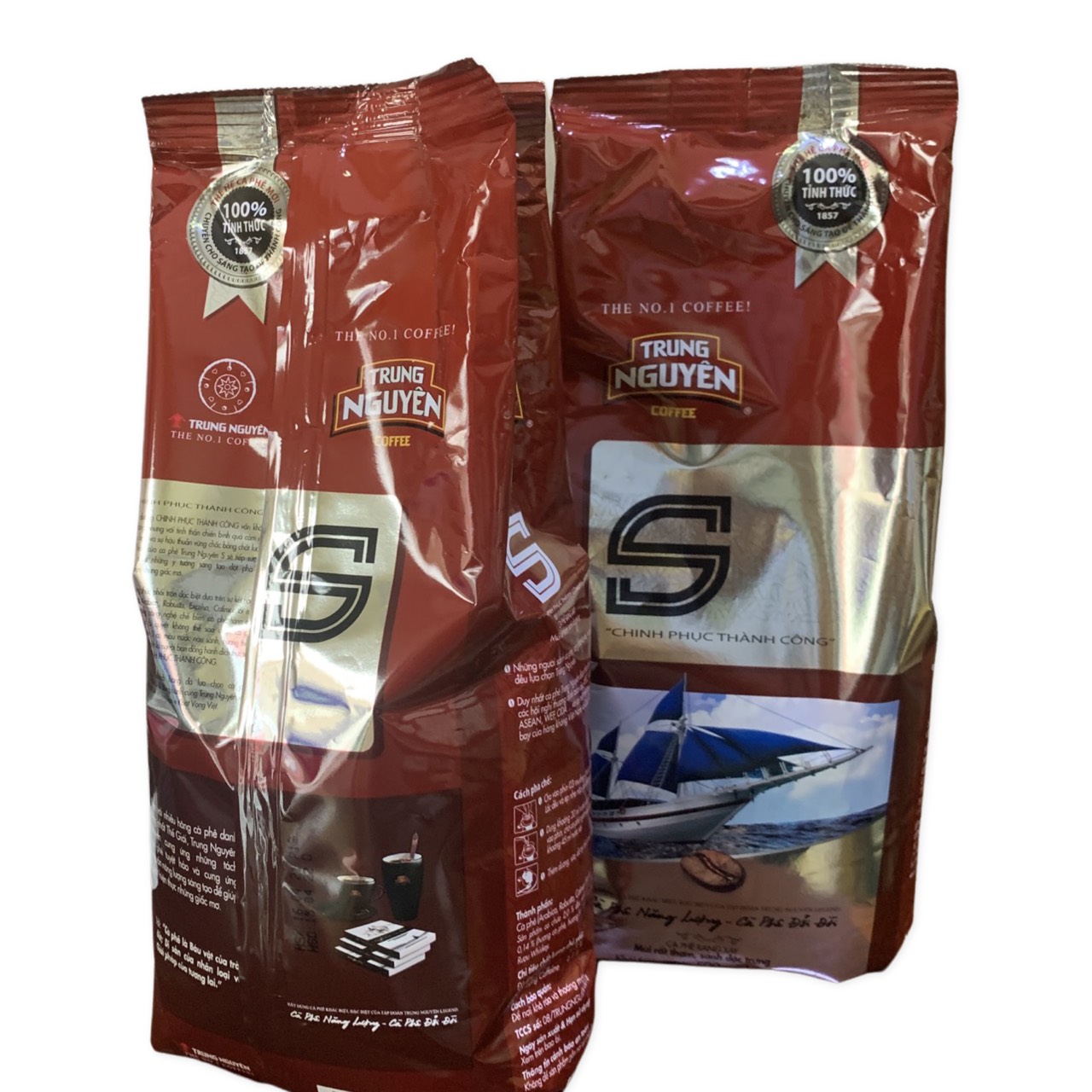 Combo 2 Bịch Cà phê S Chinh Phục Trung Nguyên( 500gam/ Bịch)
