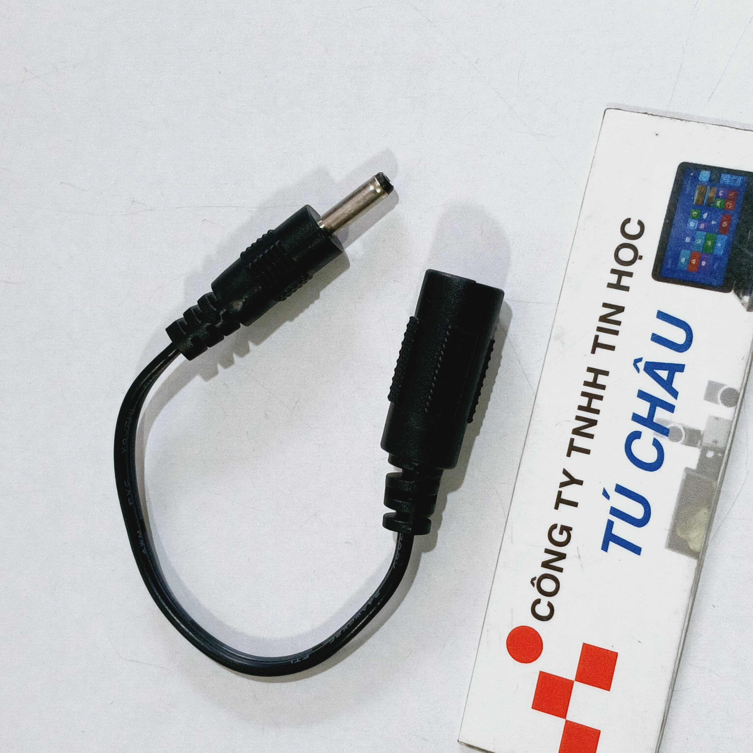 Cáp chuyển nguồn DC / Đầu cắm 5.5mm X 2.1mm ra đầu 3.5mm x 1.35mm (Giá bán 1 sợi)