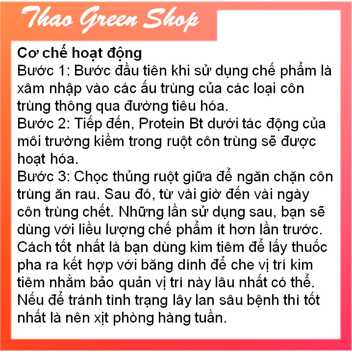 Chế Phẩm Sinh Học Bio-B 30G