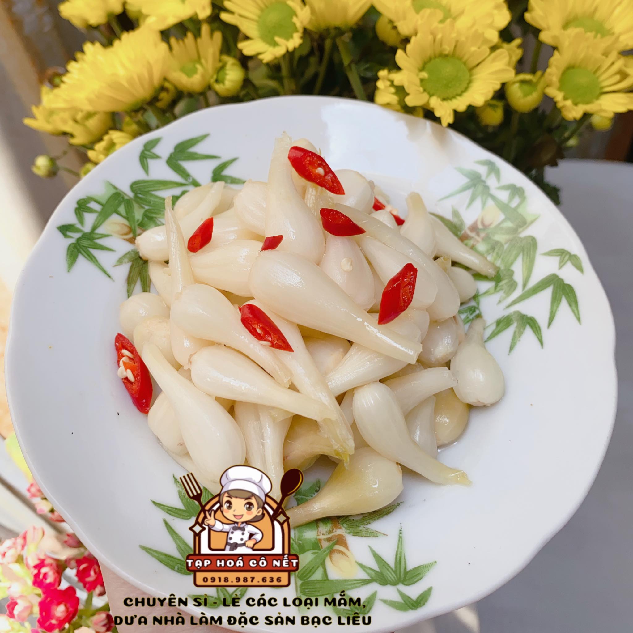 Củ Kiệu Quế Muối Chua Ngọt Nhà Làm