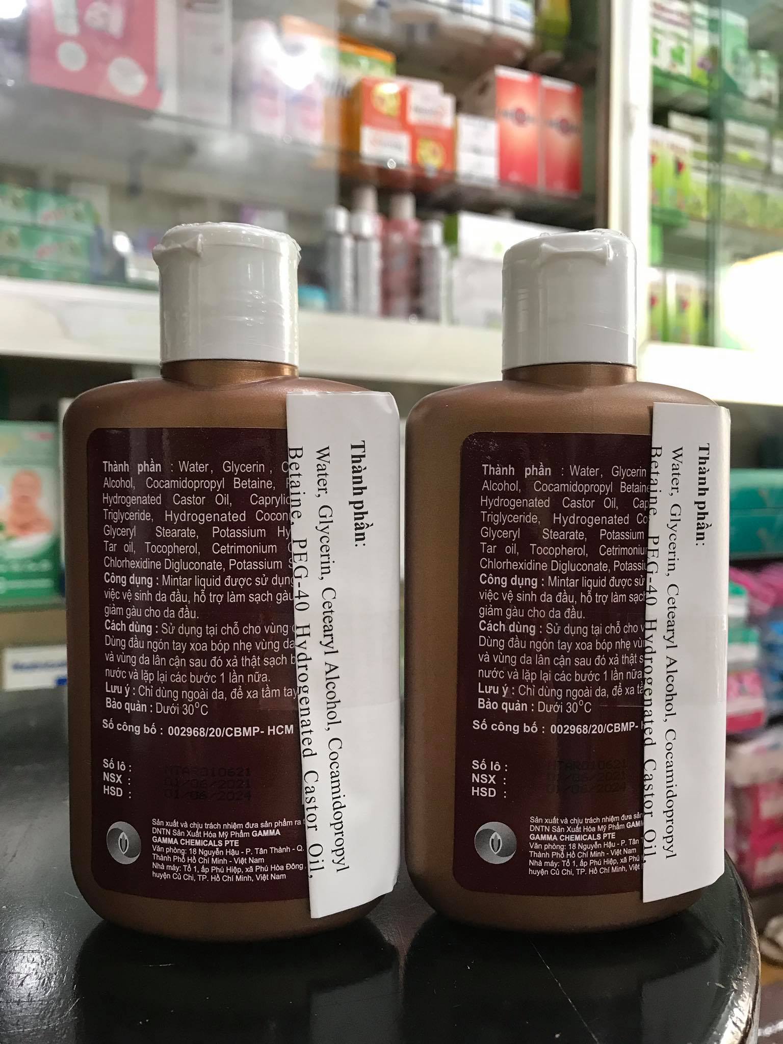 [HCM]Dầu gội mintar sạch da đầu( gàu mảng vảy nến )