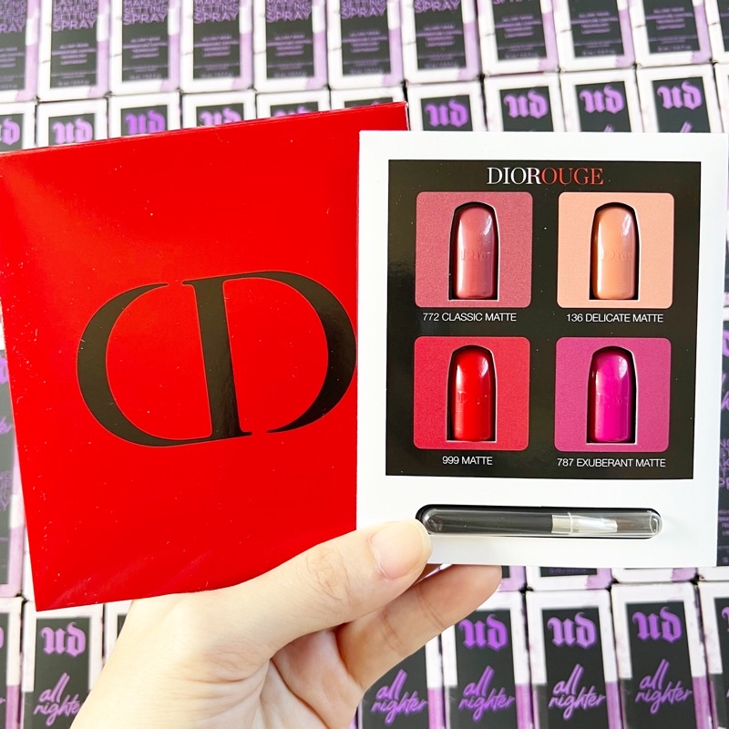 Sample bảng 4 mẫu son YSL