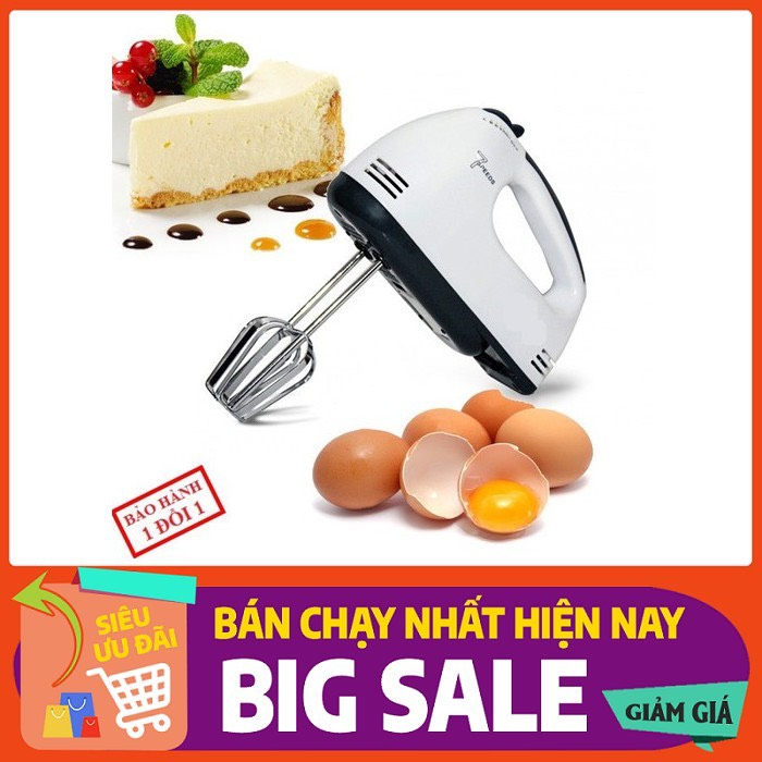 Máy đánh trứng cầm tay 7 tốc độ công suất 180w