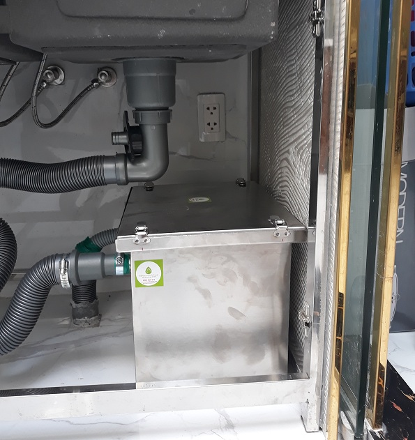 Bể Tách mỡ 20lit inox 304 chuẩn