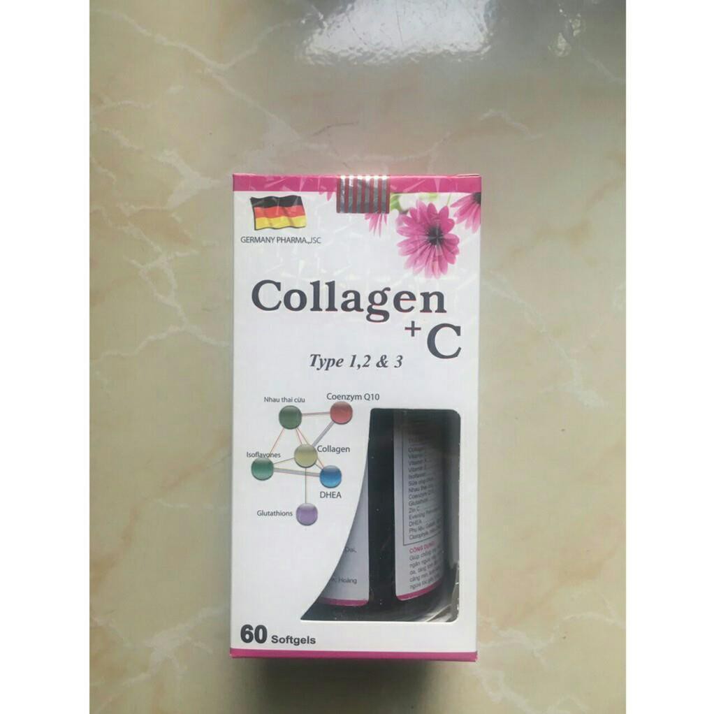 [HCM]ĐẹP Da Sáng Da - Collagen +C-60 Viên